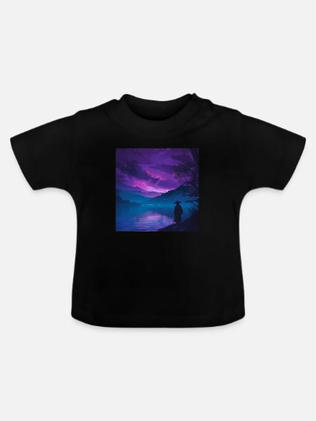 Japan - Baby Bio-T-Shirt mit Rundhals - Schwarz