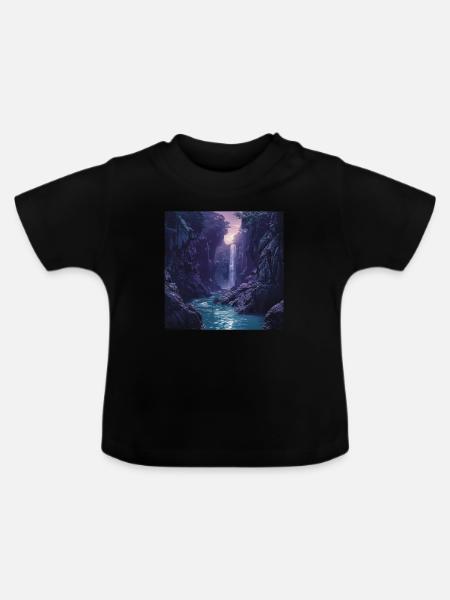 Japan - Baby Bio-T-Shirt mit Rundhals - Schwarz