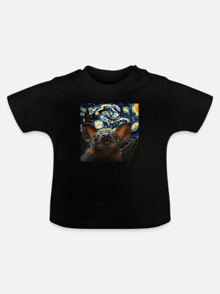 Schläger - Baby Bio-T-Shirt mit Rundhals - Schwarz