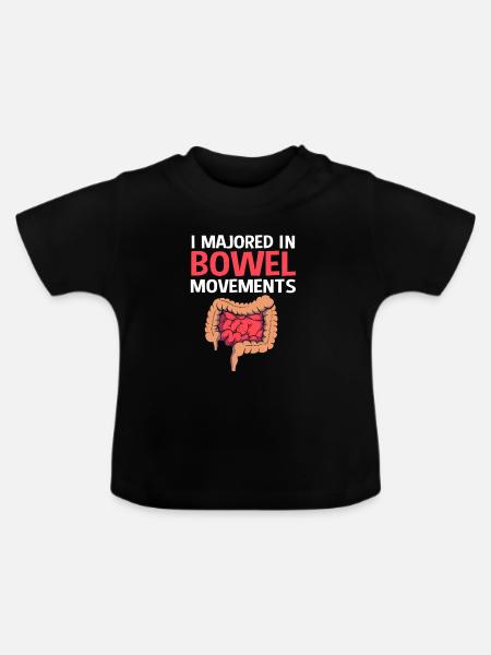 Gastroenterologie - Baby Bio-T-Shirt mit Rundhals - Schwarz