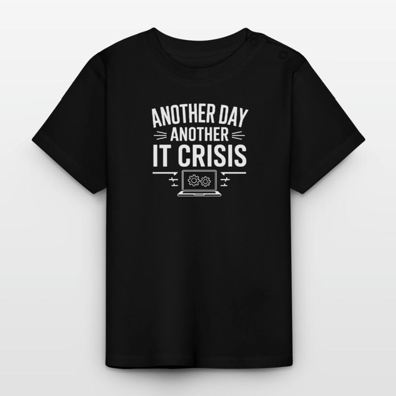 Administrator Support Nerd Computer Tech Baby Bio-T-Shirt mit Rundhals