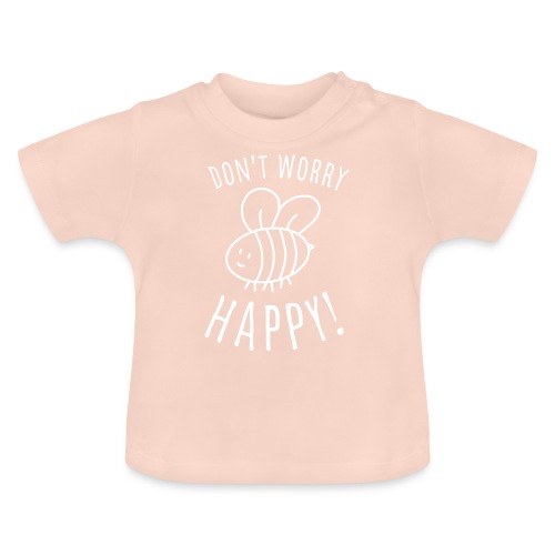 Süßes Kinder T-Shirt mit Biene. - Baby Bio-T-Shirt mit Rundhals