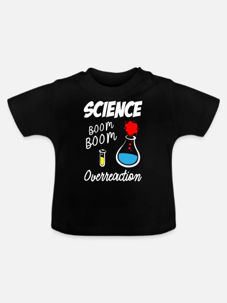 Science Overreaction - Baby Bio-T-Shirt mit Rundhals - Schwarz