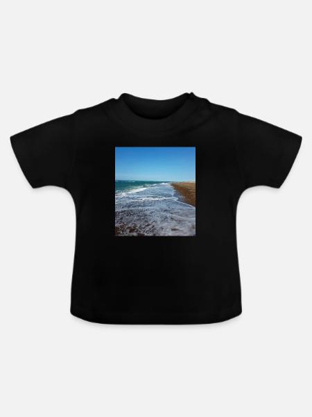 JensJensen - Baby Bio-T-Shirt mit Rundhals - Schwarz