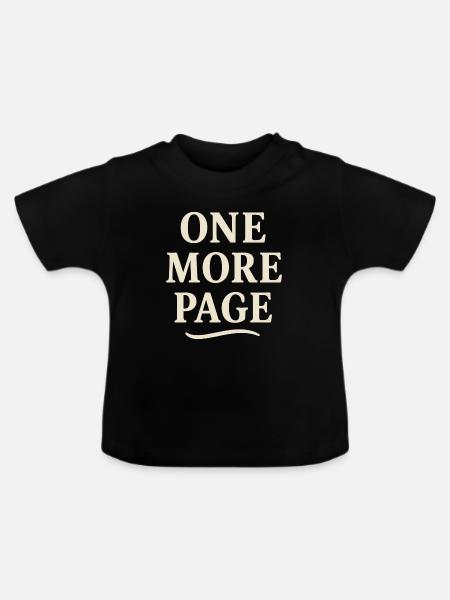 Eine weitere Seite - Baby Bio-T-Shirt mit Rundhals - Schwarz