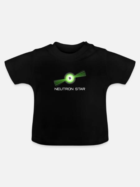 Neutronen Stern Wissenschaft Universum - Baby Bio-T-Shirt mit Rundhals - Schwarz