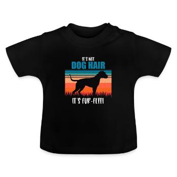 American Pit Bull Terrier - Baby Organic T-Shirt with Round Neck - black - Front