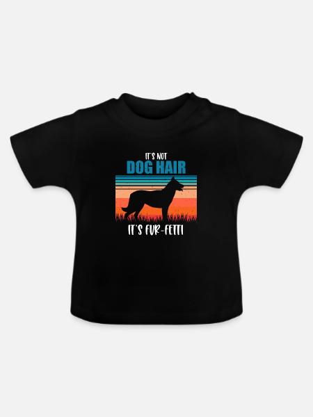Beauceron - Baby Bio-T-Shirt mit Rundhals - Schwarz