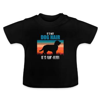 Boykin Spaniel - Baby Bio-T-Shirt mit Rundhals - Schwarz - Vorne