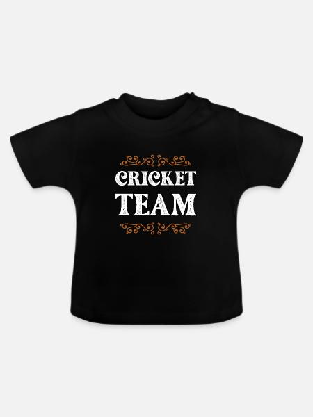 Cricket Crew - Baby Bio-T-Shirt mit Rundhals - Schwarz