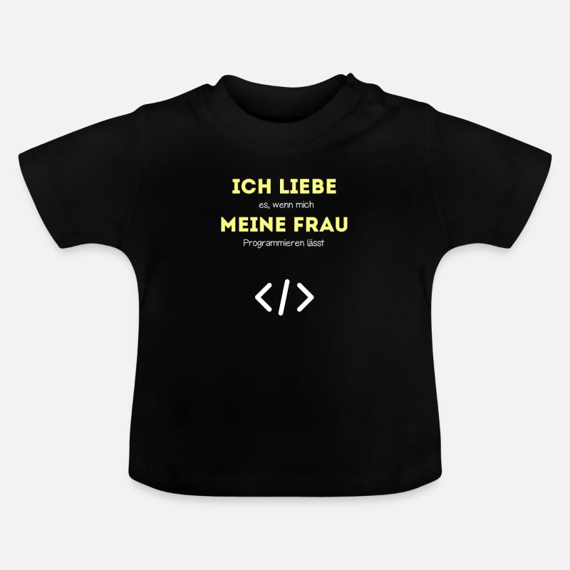 Programmierer lustiger Spruch Java Programmieren - Baby Bio-T-Shirt mit Rundhals - Schwarz