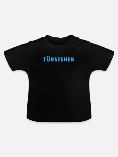 Türsteher - Baby Bio-T-Shirt mit Rundhals - Schwarz