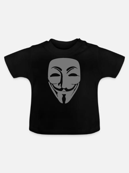 Haareschneiden - Baby Bio-T-Shirt mit Rundhals - Schwarz