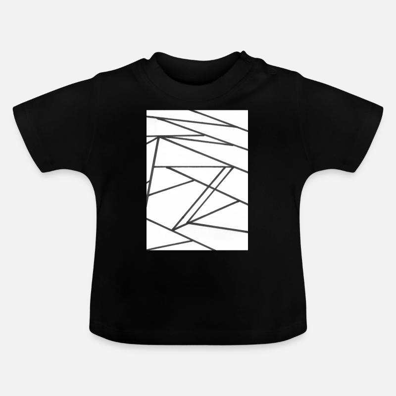 Strats - T-shirt bio col rond Bébé - noir