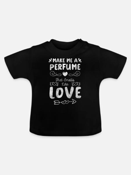 Duft Pflege Düfte - Baby Bio-T-Shirt mit Rundhals - Schwarz