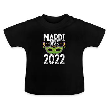 Carnival 2022 - Baby Organic T-Shirt with Round Neck - black - Front