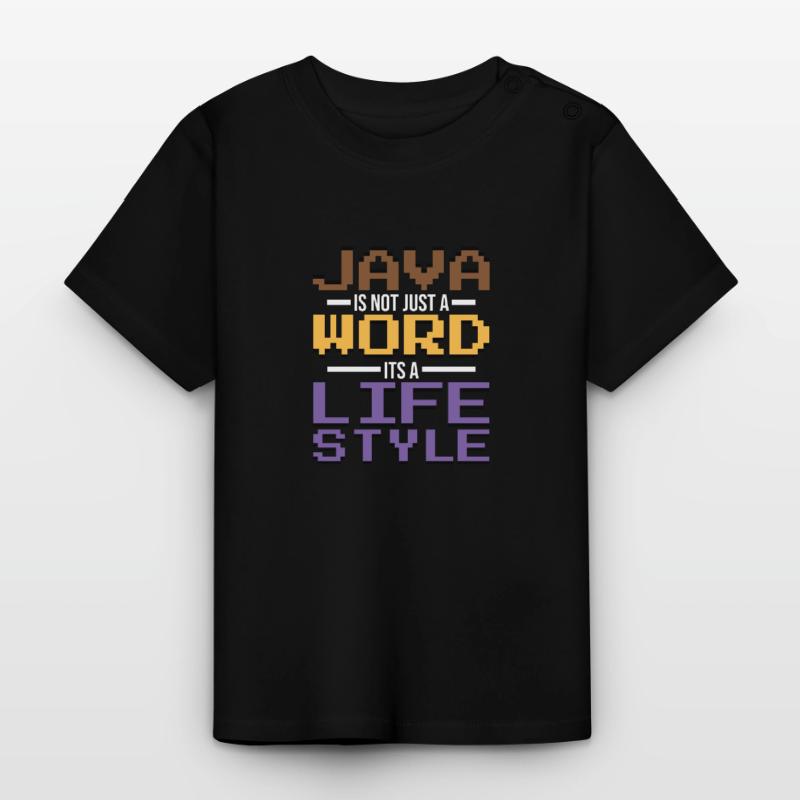 Java Developer Baby Organic T-Shirt with Round Neck