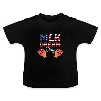 Journée Martin Luther King, Jr. - T-shirt bio col rond Bébé - noir - Devant