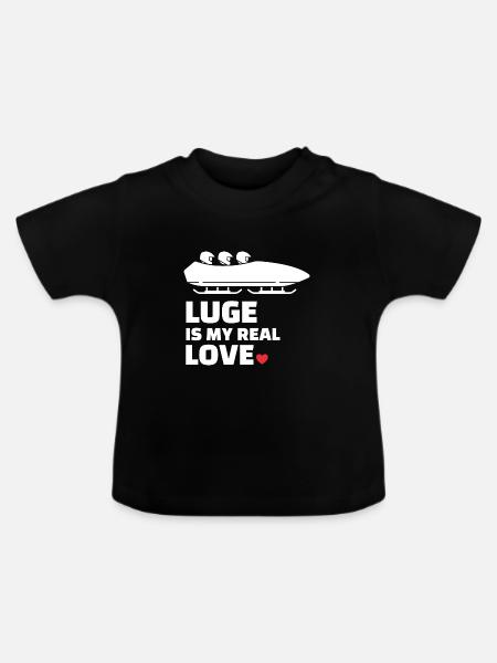 Ich Liebe Clean - Baby Bio-T-Shirt mit Rundhals - Schwarz
