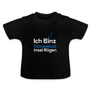 I Binz (édition de réprimande) - T-shirt bio col rond Bébé - noir - Devant