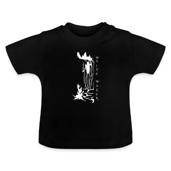 Whitewater Kayak - Waterfall Gift Whitewater - Baby Organic T-Shirt with Round Neck - black - Front