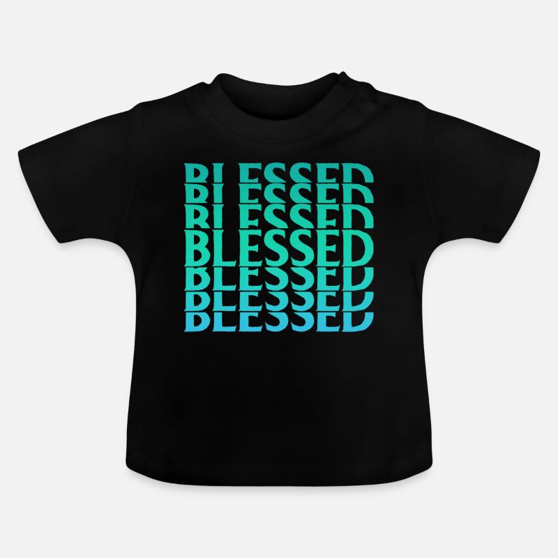 Béni - T-shirt bio col rond Bébé - noir