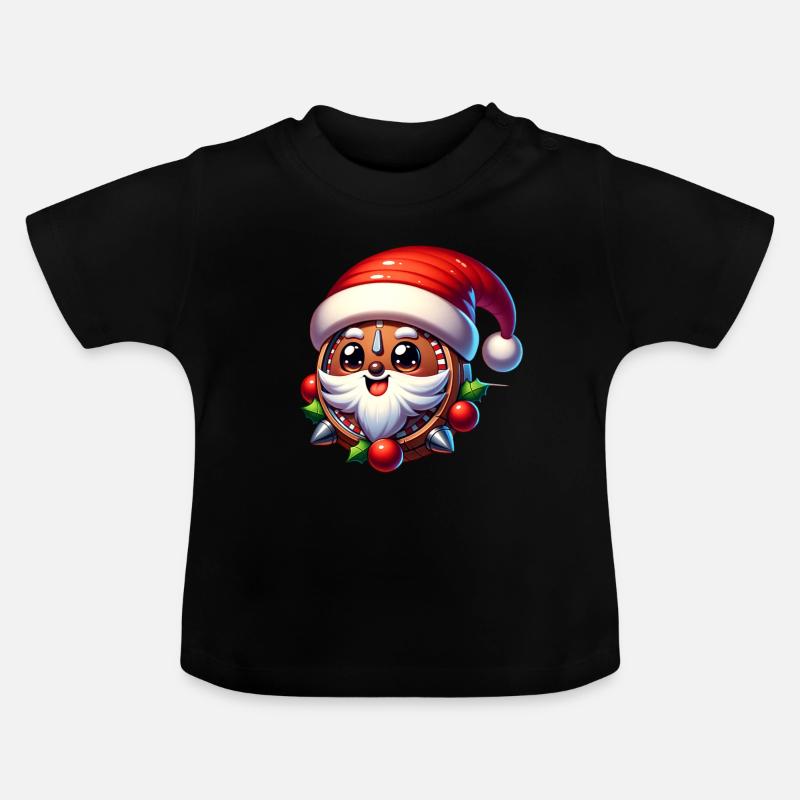 Nicolas - T-shirt bio col rond Bébé - noir