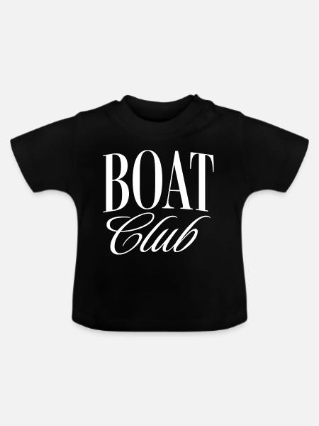 Boat Club - Baby Bio-T-Shirt mit Rundhals - Schwarz