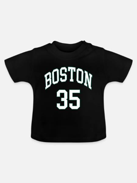 Boston 35 - Baby Bio-T-Shirt mit Rundhals - Schwarz