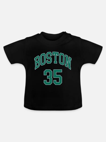 Boston 35 - Baby Bio-T-Shirt mit Rundhals - Schwarz