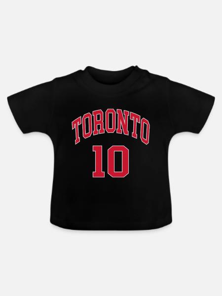 Toronto 10 - Baby Bio-T-Shirt mit Rundhals - Schwarz