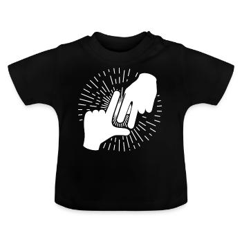 Los Angeles - T-shirt bio col rond Bébé - noir - Devant