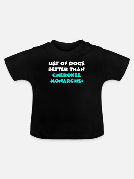 Cherokee Monarchs - Baby Bio-T-Shirt mit Rundhals - Schwarz