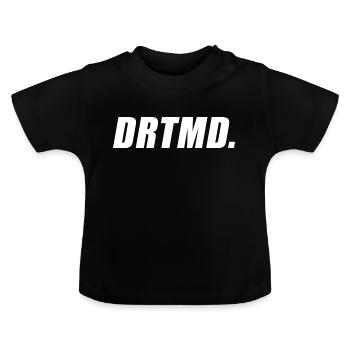 Dortmund - Baby Bio-T-Shirt mit Rundhals - Schwarz - Vorne