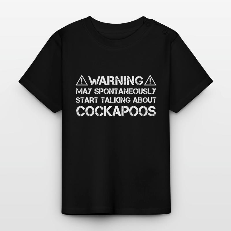 Cockapoo Baby Organic T-Shirt with Round Neck