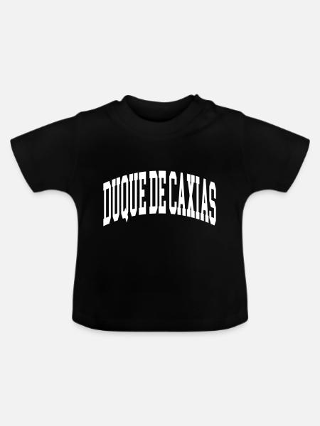 Duque de Caxias - Baby Bio-T-Shirt mit Rundhals - Schwarz