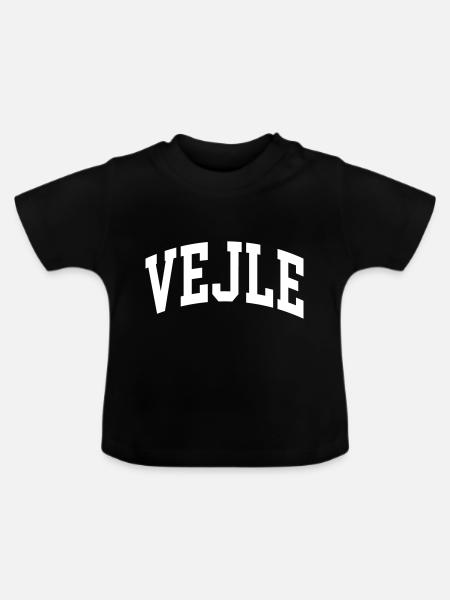 Vejle - Baby Bio-T-Shirt mit Rundhals - Schwarz