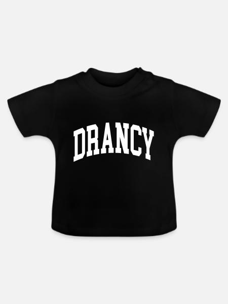 Drancy - Baby Bio-T-Shirt mit Rundhals - Schwarz