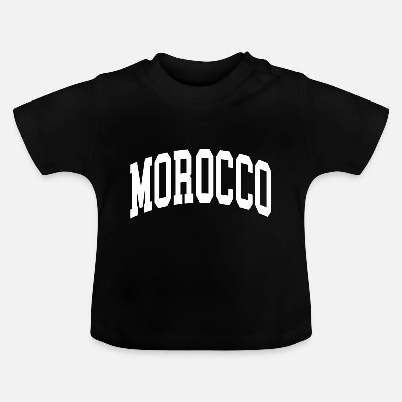 Maroc - T-shirt bio col rond Bébé - noir