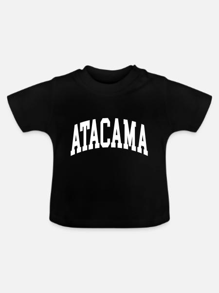 Atacama - Baby Bio-T-Shirt mit Rundhals - Schwarz