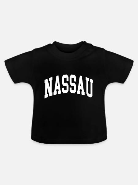 Nassau - Baby Bio-T-Shirt mit Rundhals - Schwarz