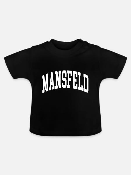 Mansfeld - Baby Bio-T-Shirt mit Rundhals - Schwarz