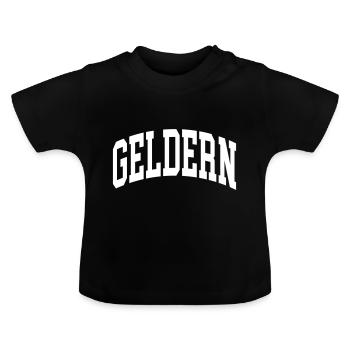 Geldern - Baby Bio-T-Shirt mit Rundhals - Schwarz - Vorne