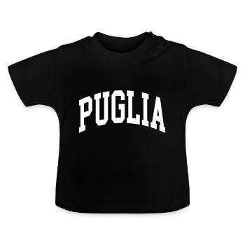 Puglia - Baby Organic T-Shirt with Round Neck - black - Front