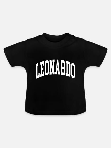 Leonardo - Baby Bio-T-Shirt mit Rundhals - Schwarz