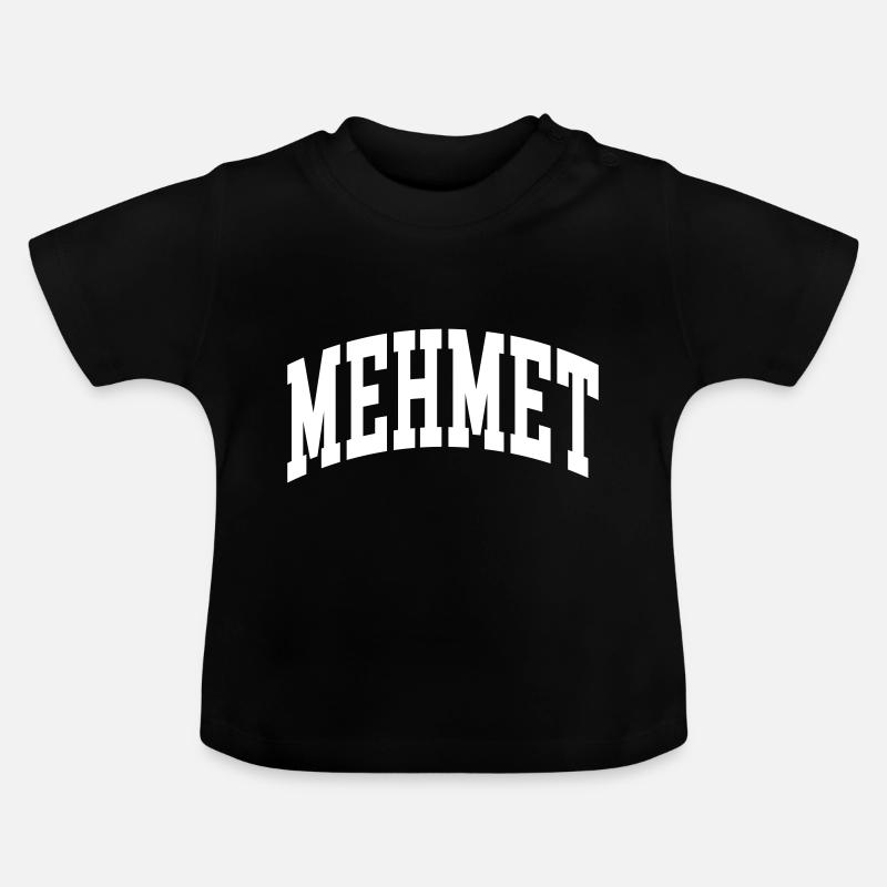 Mehmet - T-shirt bio col rond Bébé - noir