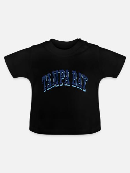 Tampa Bay - Baby Bio-T-Shirt mit Rundhals - Schwarz