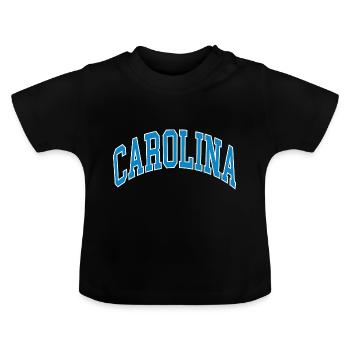 Caroline - T-shirt bio col rond Bébé - noir - Devant