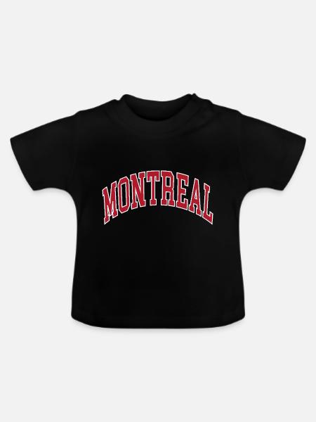 Montreal - Baby Bio-T-Shirt mit Rundhals - Schwarz