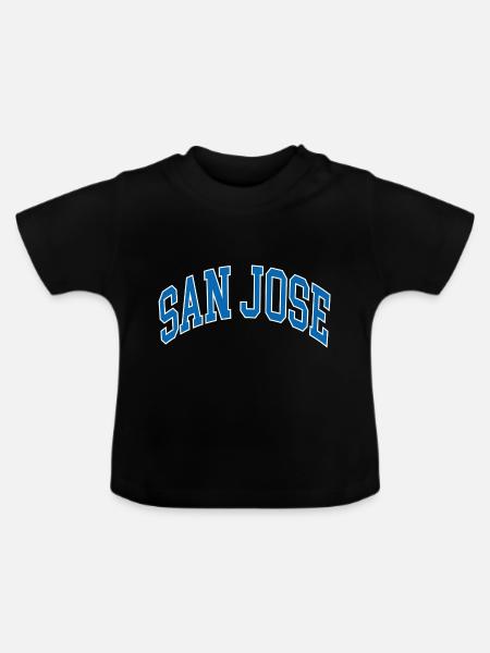 San Jose - Baby Bio-T-Shirt mit Rundhals - Schwarz